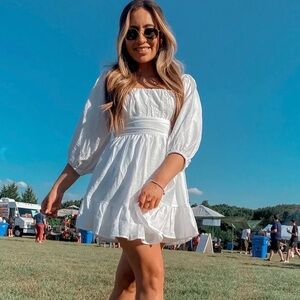 Flowy open back mini dress. new Left over inventory from when I had my boutique